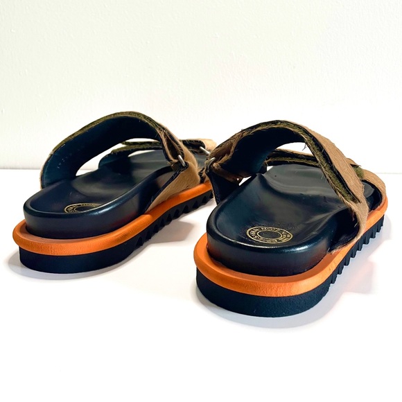 Dries Van Noten Men’s Calf-hair Platform Sandals - Picture 5 of 8